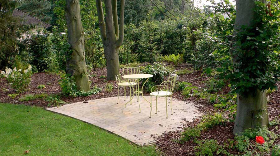 Freiraumplanung Hindersin: Terrassen und Sitzplätze